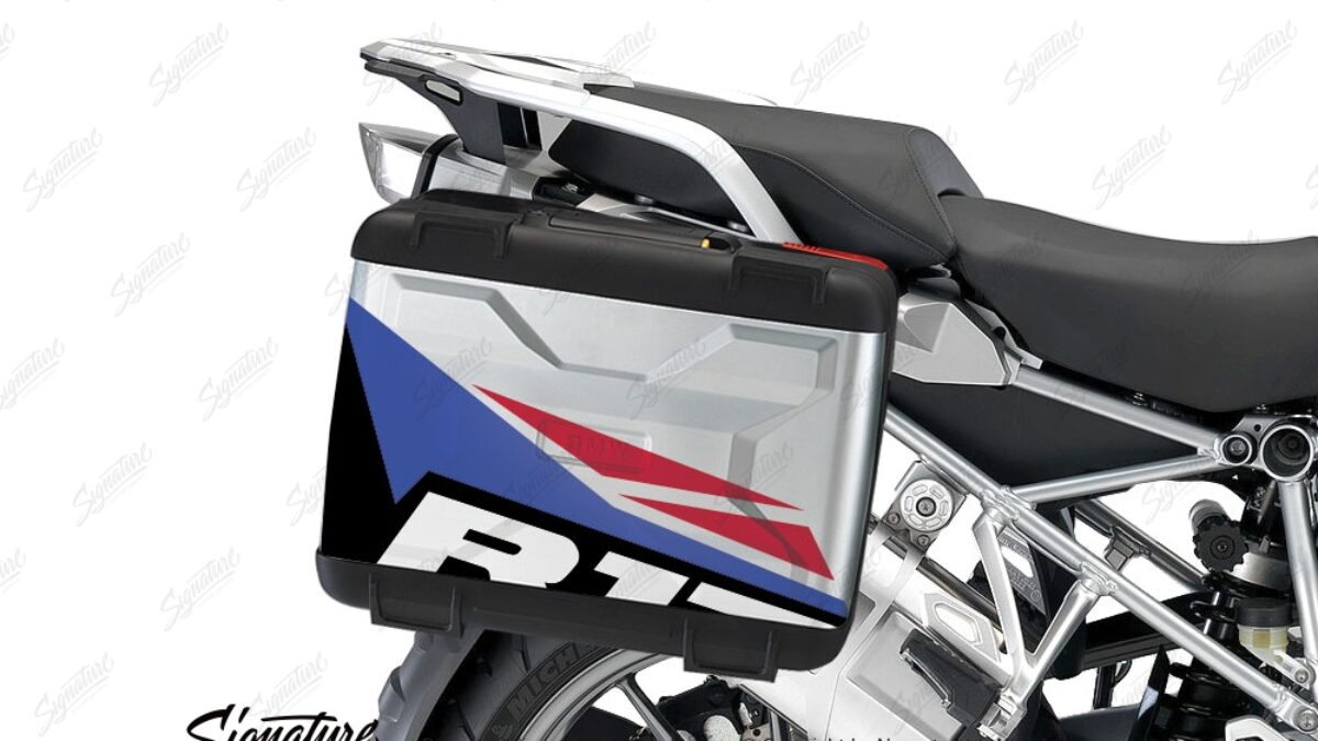 BMW R1200GS LC Adventure White Alive Grey and Red Stickers Kit