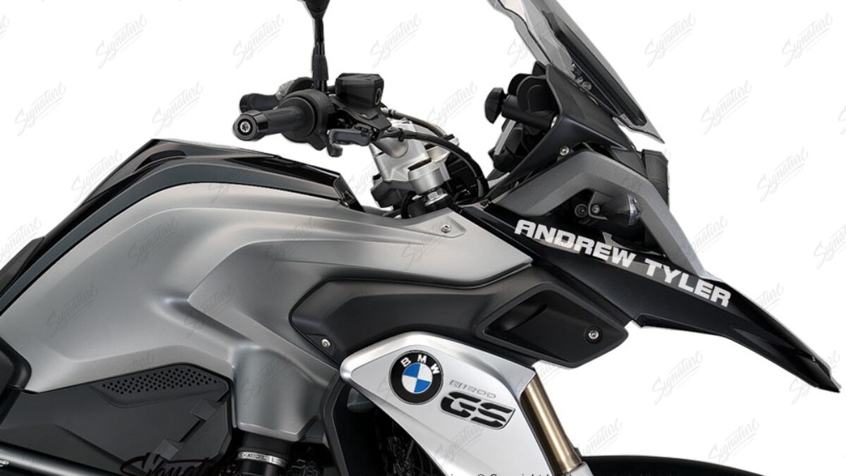 BMW R1200GS LC Custom Fender Sticker