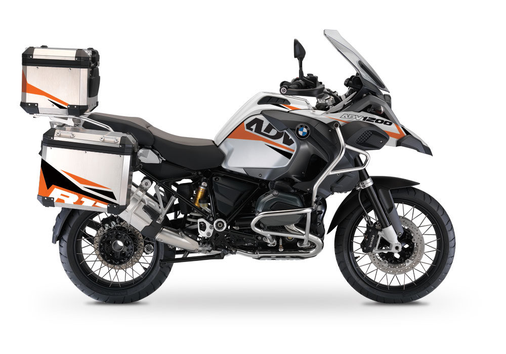 BSTI 2258 BMW R1200GS Adventure Alluminium Top Box Alive Orange Black 01 1