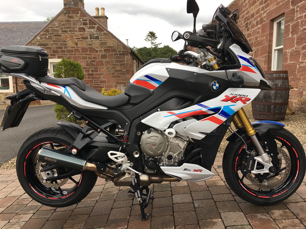 BMW S1000XR Alpine White Stingray M Sport Stickers Kit