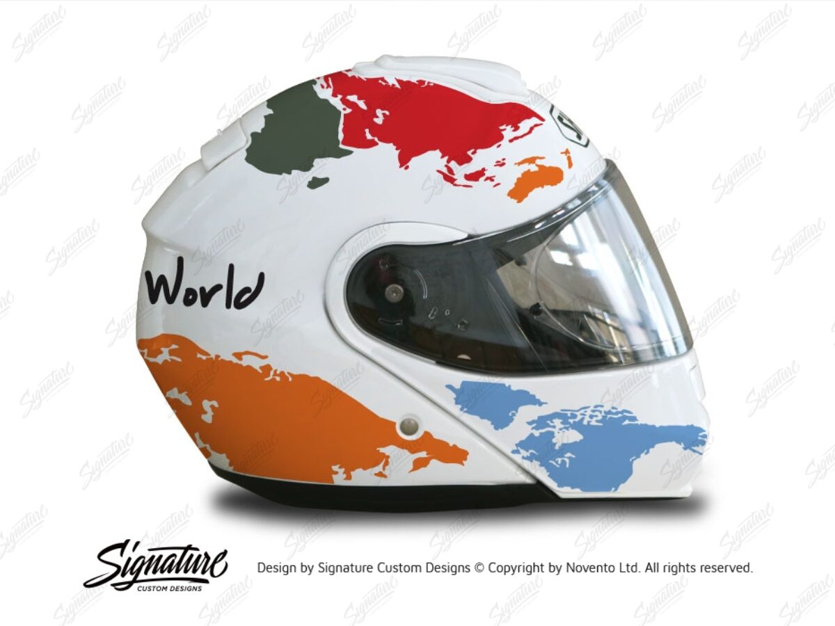 shoei helmet decal kit