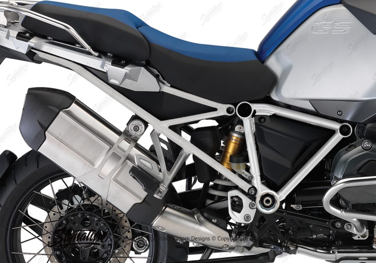 BMW R1200GS LC Adventure Racing Blue Matte GS Frame Styling Kit