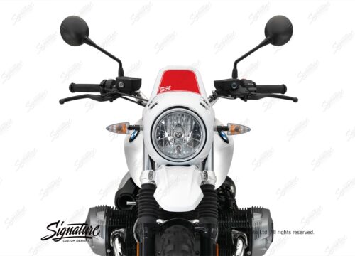 BKIT 3219 BMW RnineT Urban GS Alu Tank GS Side Tank and Front Fender Stickers Red 05