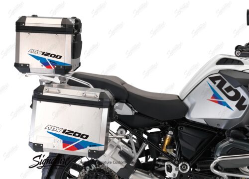 BSTI 3223 BMW R1200GS Adventure Alluminium Top Box Velos Msport Stickers kit 02