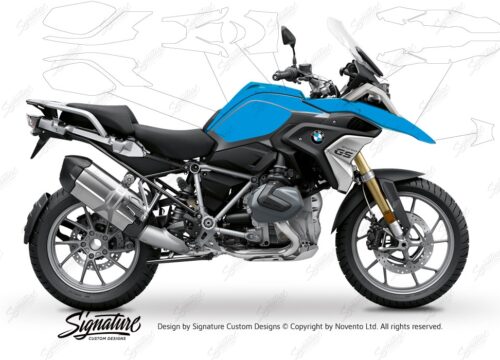 BPRF 3277 BMW R1250GS Cosmic Blue Standard Package Advanced Technology Protective Film 01