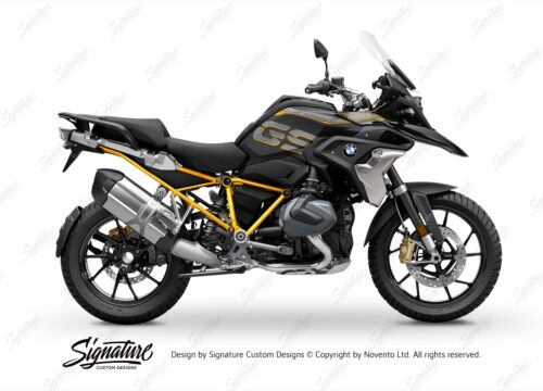 BFS 3339 BMW R1250GS 2019 Style Exclusive GS Frame Wrap Styling Kit Yellow 01