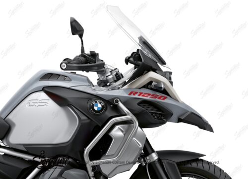 BMW Aluminum Top Box The Globe Black Reflective stickers - Signature Custom  Designs