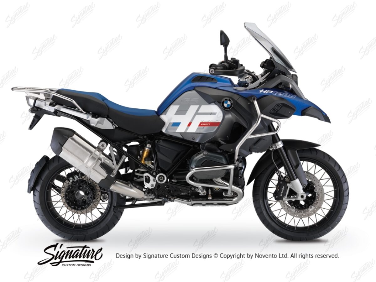 BMW R1200GS LC Adventure Racing Blue HP Edition Stickers
