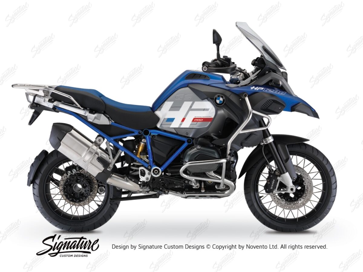BMW R1200GS LC Adventure Racing Blue HP Edition With Full Frame Stickers