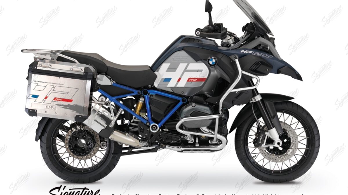 BMW R1200GS LC Adventure Ocean Blue HP Edition With Full Frame & Panniers  Stickers