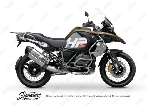 BKIT 3694 BMW R1250GS Adventure Style Exclusive HP Edition Side Tank Fender Stickers 01