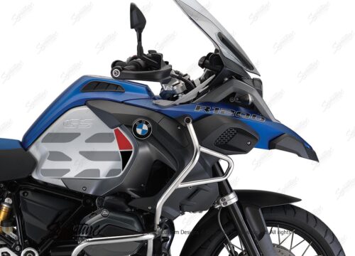 BKIT 3862 BMW R1200GS LC Racing Blue GS Lines Style HP Red Black 02