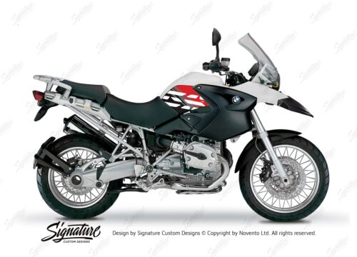 BKIT 3892 BMW R1200GS 2004 2007 Alpine White Style Anniversary LE Red 01