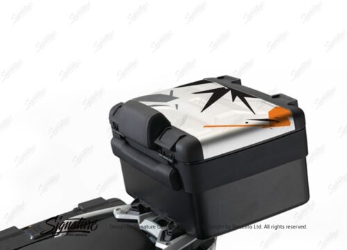 BKIT 4006 Vario Top Box Safari Spike Orange Black Grey Stickers Kit