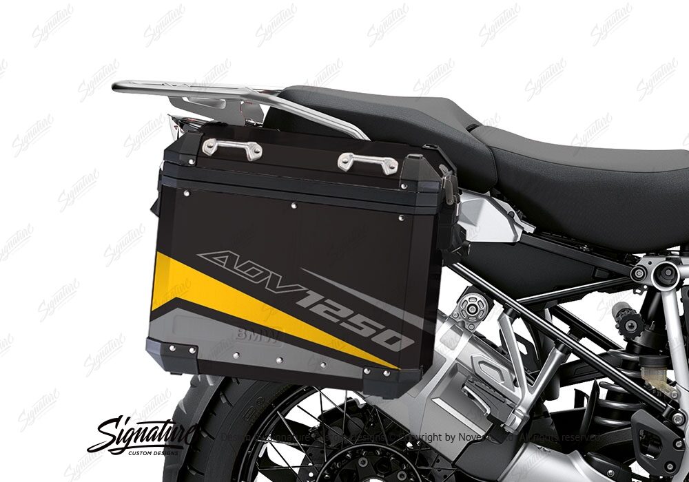 BSTI 4109 BMW Aluminum Panniers Vivo Yellow Grey Silver 02