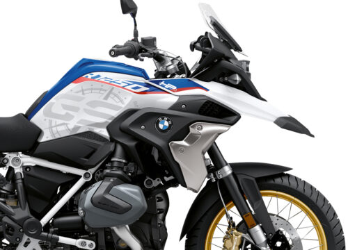 BKIT 3773 BMW R1250GS Style HP Compass V2 Grey Side Tank Stickers Kit 02