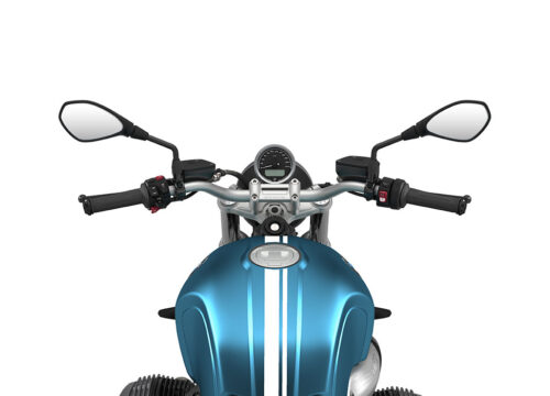 SIG 1066 02 BMW RnineT Pure White Double Lines Teal