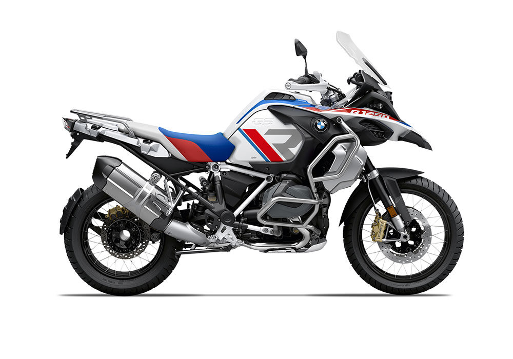 SIG 1120 02 BMW R1250GS Adv R LINE Grey Red Blue Stickers Style Rally Right