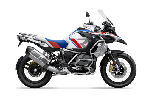 SIG 1120 02 BMW R1250GS Adv R LINE Grey Red Blue Stickers Style Rally Right