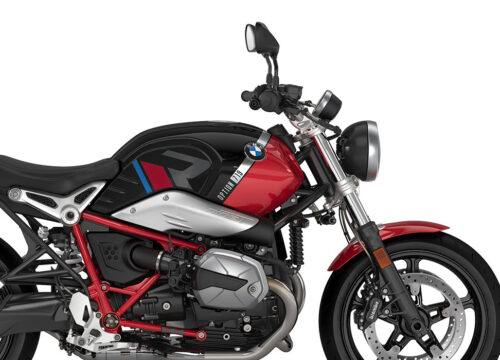 SIG 1124 02 BMW RnineT Pure R LINE Grey Red Blue Grey Stickers Black Storm Metallic Racing Red Right 02