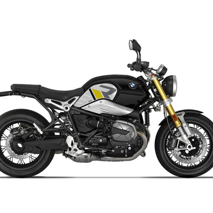 BMW R nineT Black Storm R-Line Yellow & Black Stickers Kit - Signature  Custom Designs