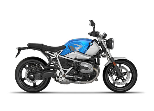 SIG 1128 02 BMW RnineT Pure R LINE Grey Variations Stickers Cosmic blue Metallic Right