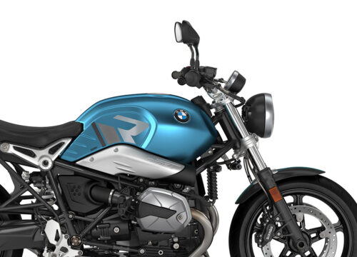 SIG 1128 02 BMW RnineT Pure R LINE Grey Variations Stickers Teal Blue Metallic Matte Right 02