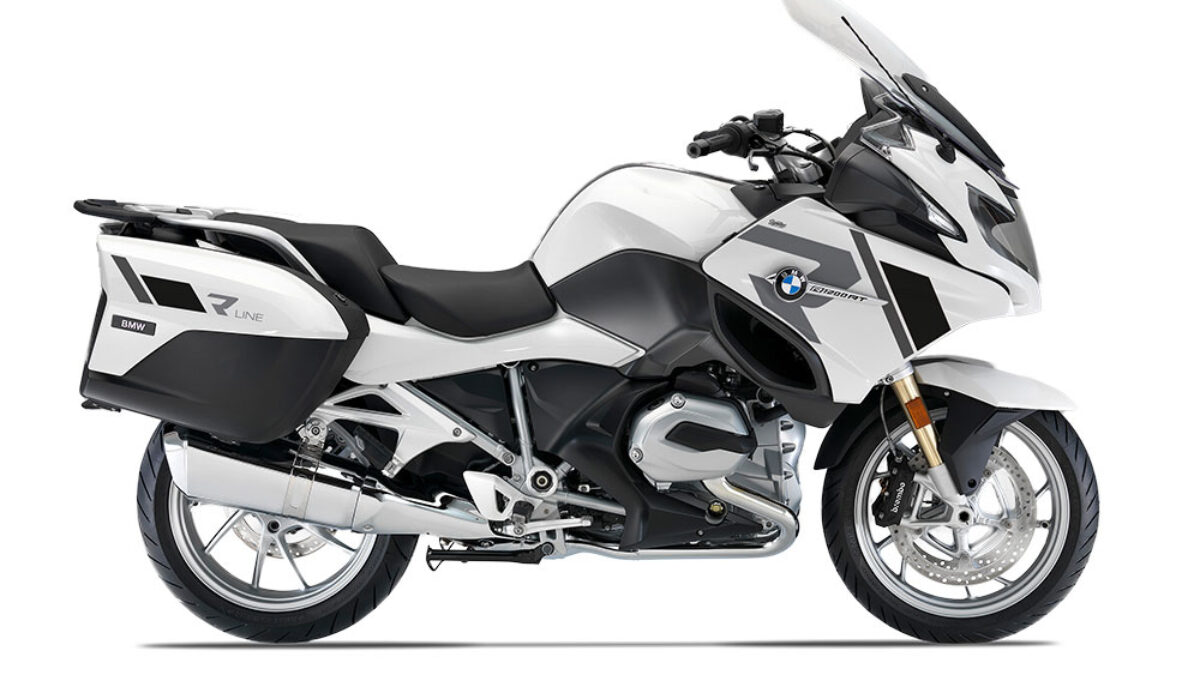 BMW R1200RT Alpine White R-Line Grey & Black Stickers Kit