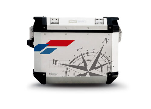 SIG 1252 GIVI Panniers Compass Silver Stickers v2