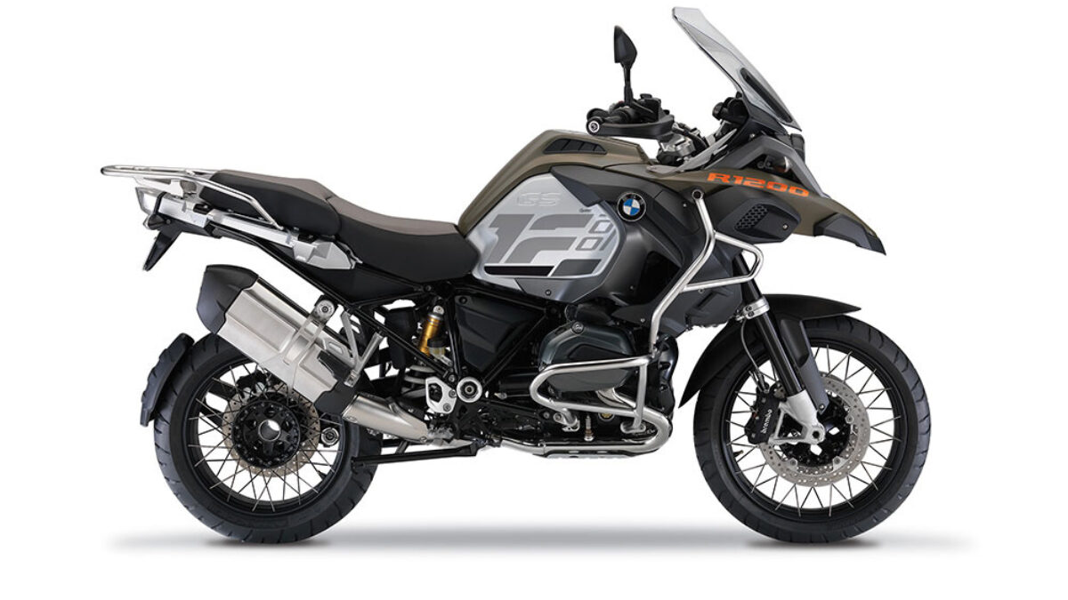 BMW R1200GS Adventure Olive Matt Raise Grey & Black Stickers