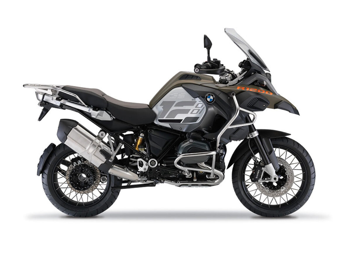 BMW R1200GS Adventure Olive Matt Raise Grey & Black Stickers