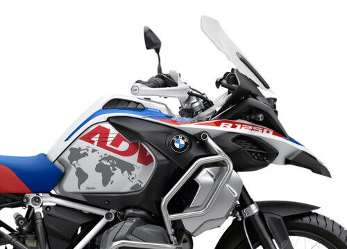 SIG 1379 02 BMW R1250GS Adv The Globe Red Grey Stickers Style Rally Right 02
