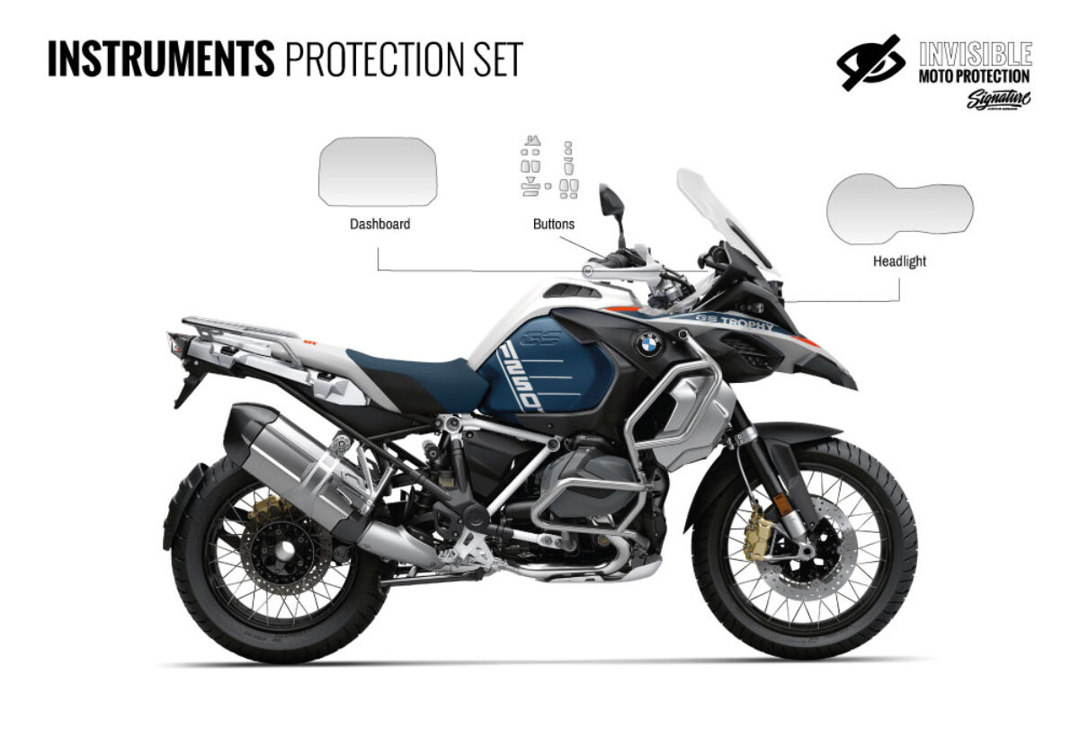 BMW R1250GS Adventure GS Trophy Advance Technology Instruments Protective  Film