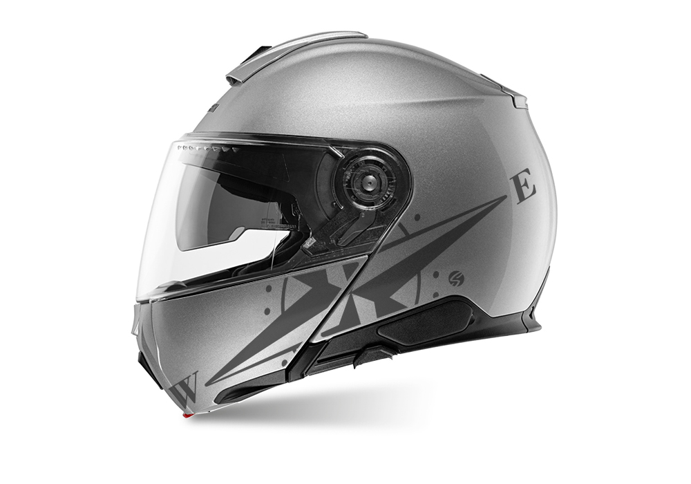 Schuberth C5 Silver Grey Modular Helmet