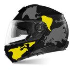 Schuberth C5 Helmet (Black) Compass Series Silver Stickers - Signature  Custom Designs
