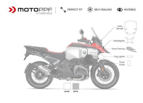 Bmw R1300GS Adv Racing Red Motoppf Front Kit 01