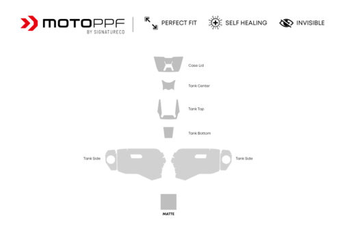 Bmw R1300GS Adv Racing Red Motoppf Tank Kit 02